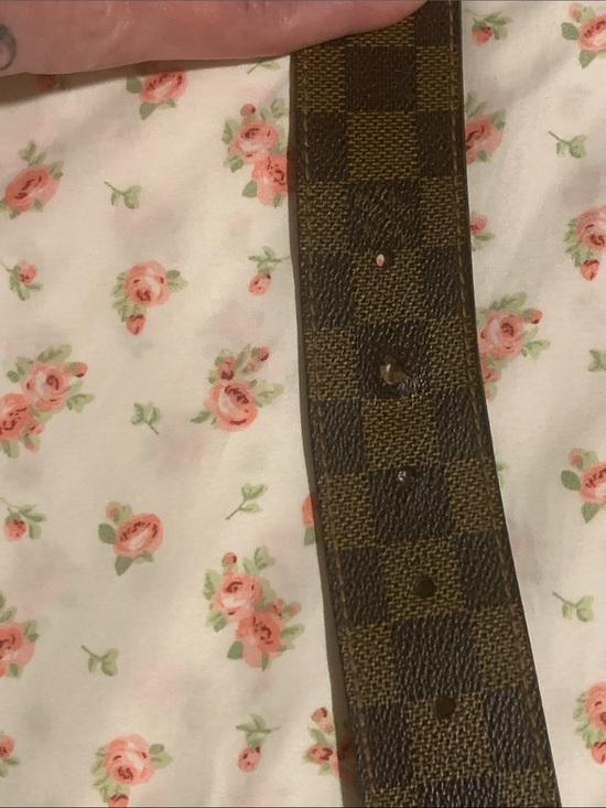 Louis Vuitton Belt with Gold Plate Buckle main image 8